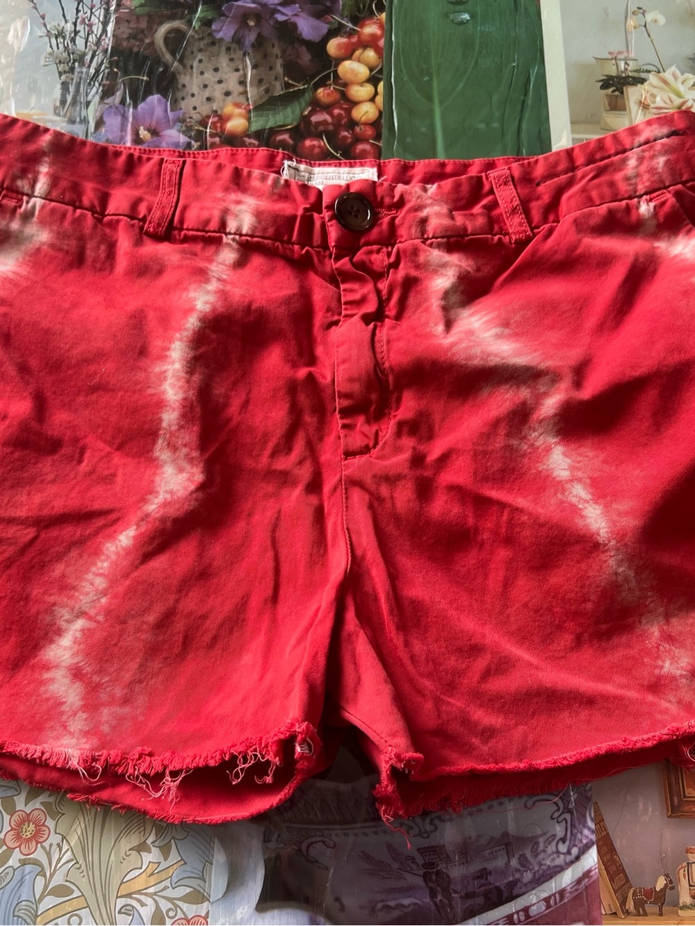 Current Elliott The Smart Short Red
Spark Tie-Dye cotton-twill